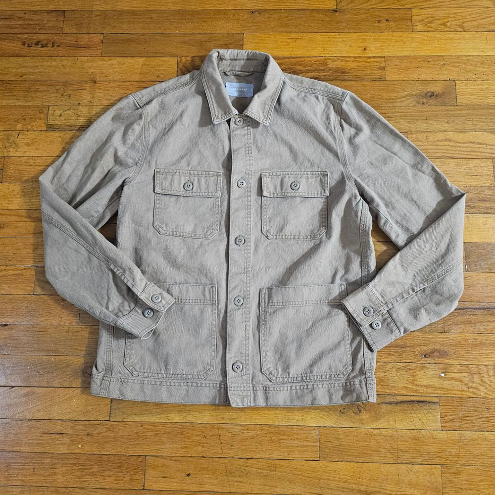 Everlane Mens Military Field Jacket Beige Size Medium